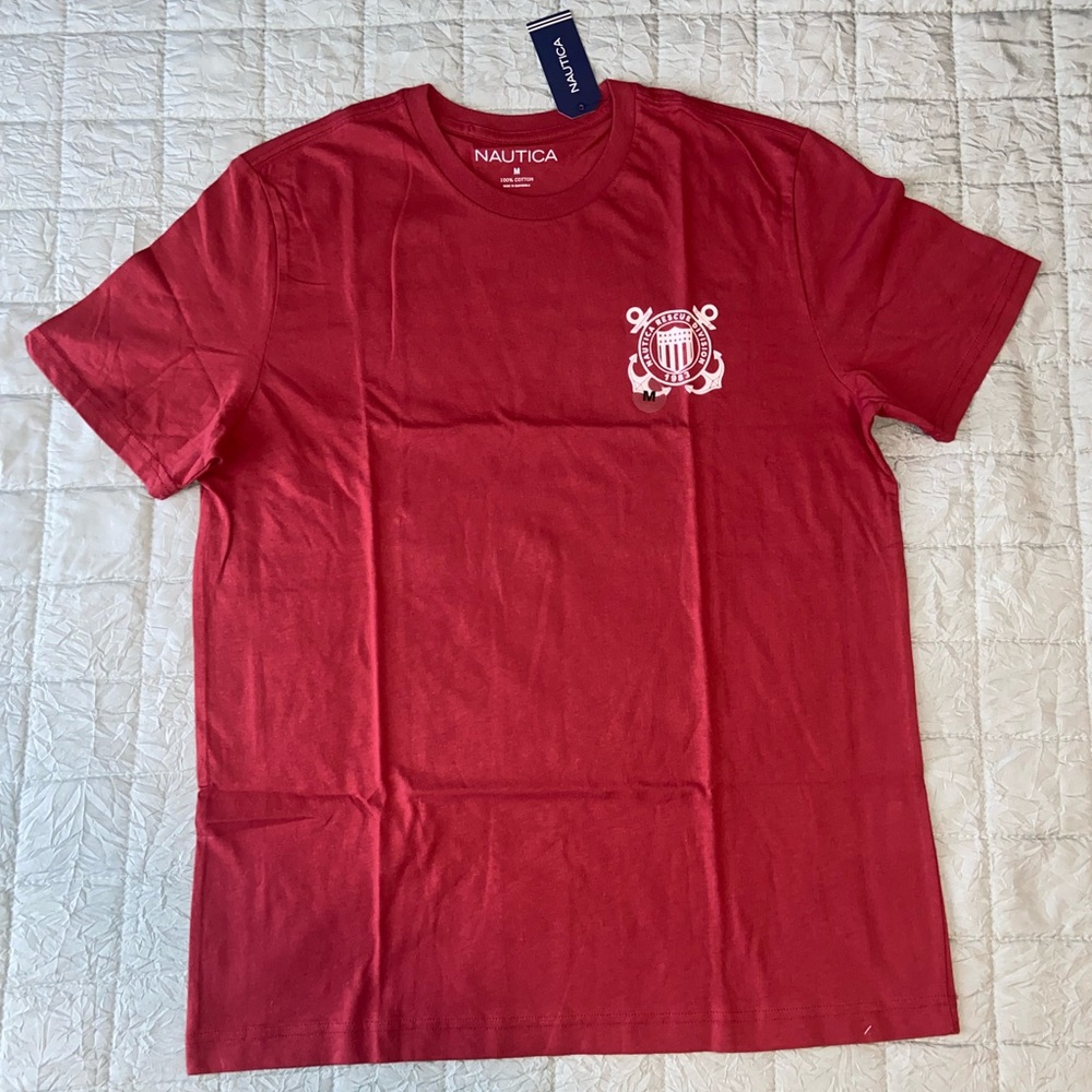 Nautica Rescue Division Tee Red Sz. Medium